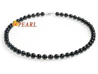 8-9mm black cultured freshwater pearl necklace wholesale online