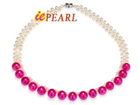 wholesale hand knitted freshwater pearl necklace online