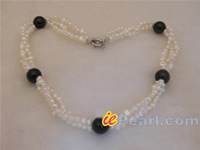 twisted white nugget pearl necklace wholesale online