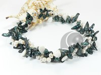 Wholesale twisted topdrill & blister pearls pearl necklace onlin