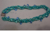 Wholesale 3 twisted strands smooth on both sides pearl necklace