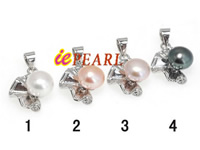 Wholesale 8-8.5mm freshwater pearl pendant in low price
