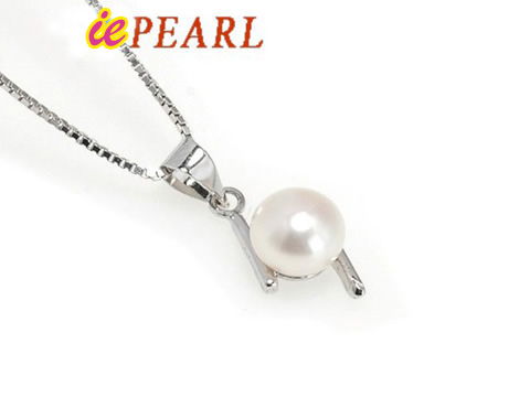 8-8.5mm freshwater pearl pendant in wholesale price