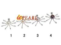 Wholesale 8.5-9mm freshwater pearl pendant in araneid shape