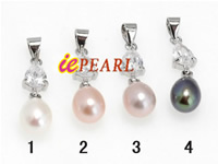 Wholesale 8*10mm freshwater pearl pendant online