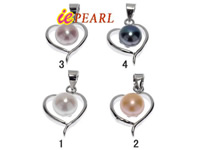 Wholesale 7.5-8mm freshwater pearl pendant in apple shape
