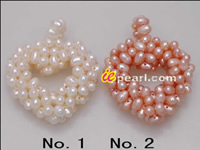 wholesale pearl heart hand knotted pendant online