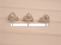 8-8.5mm FW pearl ring with 18KGP mounting wholesale online