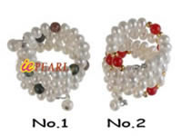 four circles 4-5mm bread pearls rings wholesale online