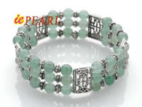 6mm chinese jade bracelets by hand knitted in wholesale price