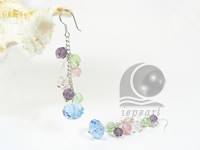 wholesale rose quartz amethyst crystal earrings jewelry