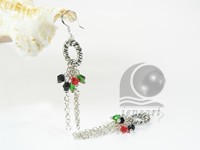 wholesale multicolor crystal earrings jewelry big circle