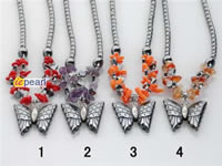 Accented with butterfly pendant necklace wholesale online