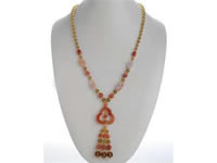 Wholesale original handcraft necklace with agate & gemstone