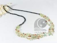 Elegant handcraft  green round agate necklace wholesale online