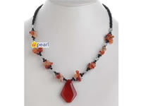 Wholesale original handcraft beaded jewelry with agate necklace