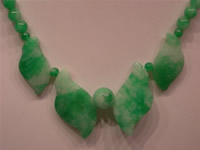 6mm green jasper necklace with lobster clasp wholesale