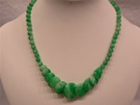 Green jasper necklace in 16.5'' length wholesale online