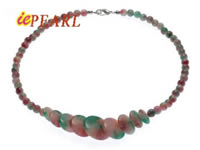 Multi-colors jasper beads necklace wholesale in low price