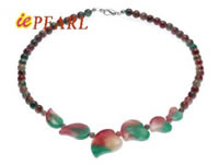 Multi-colors jasper beads necklace wholesale