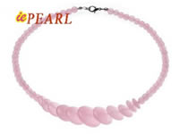 yellow gradual change square jade beads necklace wholesale