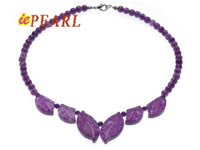 Wholesale pink gradual change rounds jade beads necklace