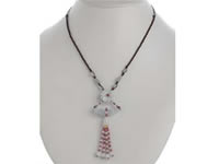 wholesale bell green Burma jadeite jade knotted jewelry