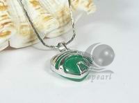 wholesale green Malaysia jade heart pendant jewelry