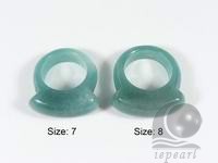 wholesale green Malaysia jade ring jewelry