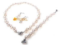 hand knotted freshwater pearl bridal necklace wholesale
