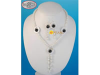 7-8mm anomalous button pearl drop necklace wholesale online