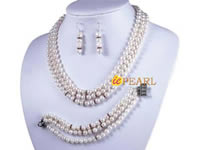 6-7mm white cultured freshwater pearl necklace wholesale