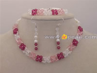 Wholesale swarovski crystal bridal jewelry set online