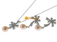 10-11mm pink tear drop pearl coconut jewelry wholesale