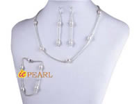 Wholesale handcrafted sterling Tin cup pearl necklace online