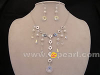 Wholesale sterling Silver Bridal Jewelry Set in low price