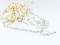 Wholesale white/ivory f.w. pearl sterling bridesmaid jewelry