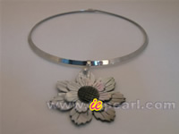 50mm triple layers sunflower shell pendant wholesale on line