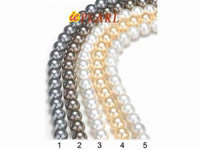 Wholesale 10mm shell pearl strings sold per 16 inches