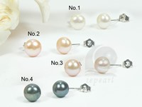 8-8.5mm freshwater pearl 925 silver studsearring