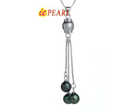 wholesale 925 silver freshwater pearl pendant enhancers