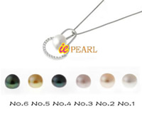 10-11mm freshwater pearl pendant with sterling silver
