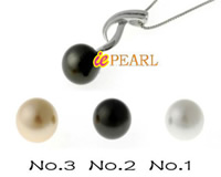 12mm shell pearl with 925 sterling pendant wholesale