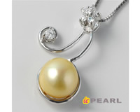 10-10.5mm bread pearl jewelry set in 925 silver