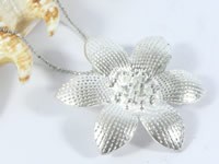 20*20mm silver in flower shape pendant