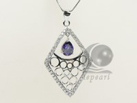 25*45mm sterling silver rhodium plated pendant wholesale