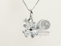 windmill shape 15*25mm sterling silver rhodium plated pendant