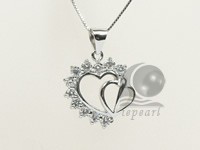 20*25mm sterling silver rhodium plated pendant wholesale