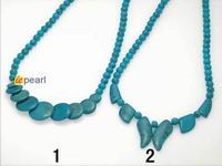 wholesale shinning Turquoise beads graduated necklace online