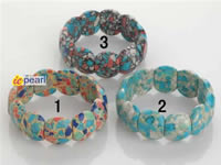 Turquoise stretchy bracelets in three different colour wholesale